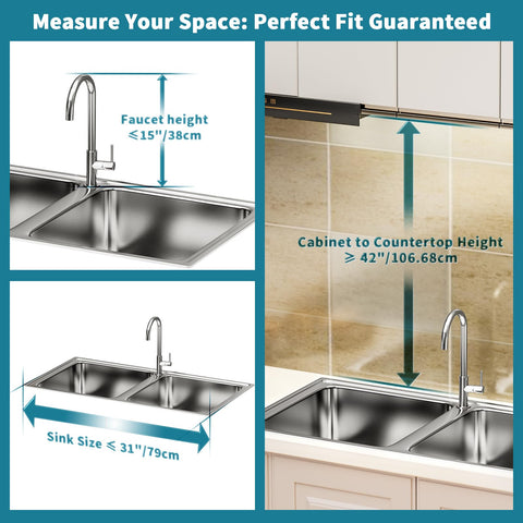 HOWDIA over-sink rack utensil holder keeps tools organized and within reach.