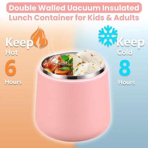 Howeemo compact lunch jar supports bigger portions for school