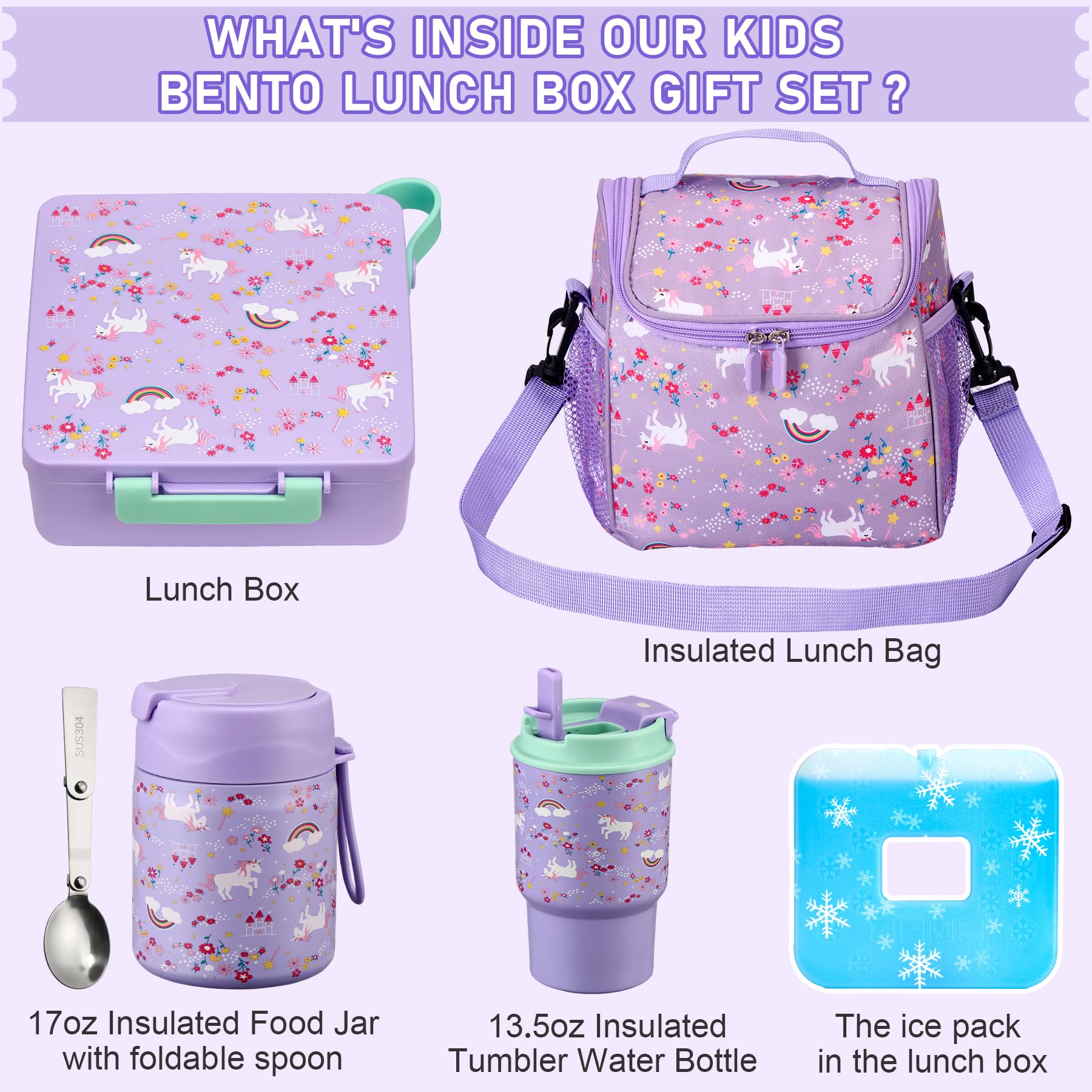 Howeemo detachable ice pack keeps lunches fresh and cool all day