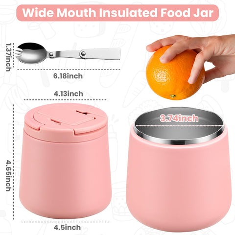 Howeemo includes stainless steel spoon for on-the-go meals