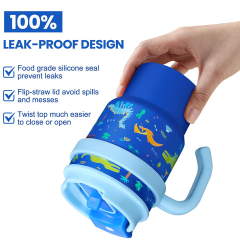 Howeemo braided rope handle design fits small hands for easy carrying