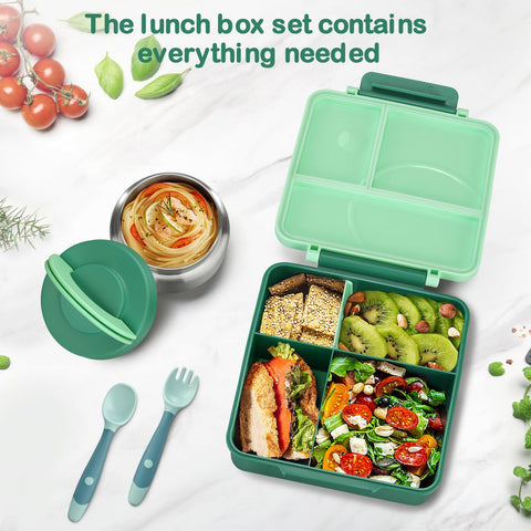 Howeemo leak-proof lunch box demonstrates a child-friendly latch for easy opening.