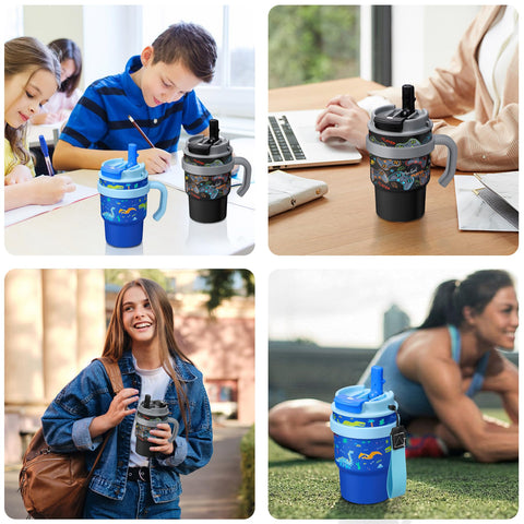 Howeemo tapered base fits most cup holders for car and backpack use