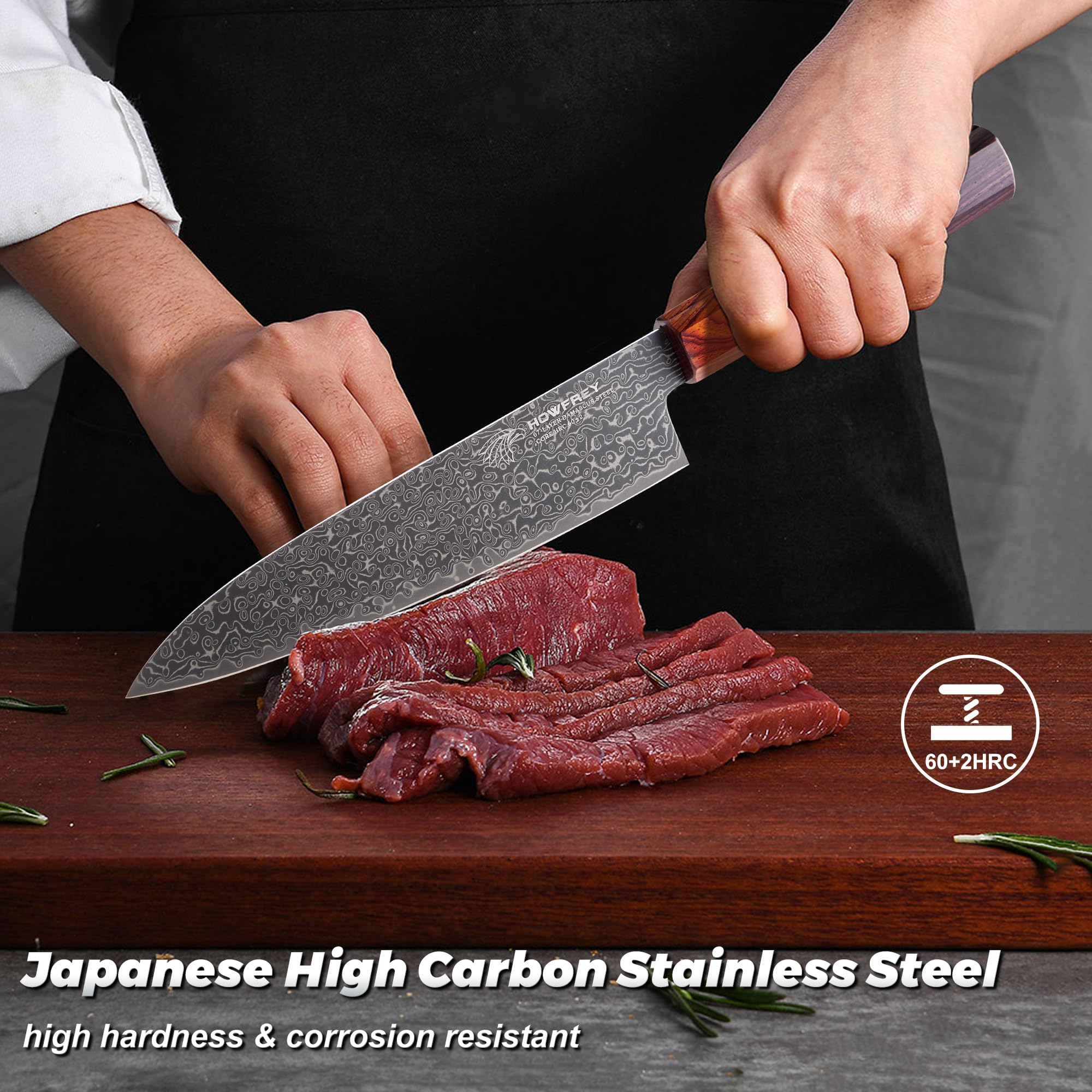 Balanced grip and weight distribution support fatigue-free chopping.