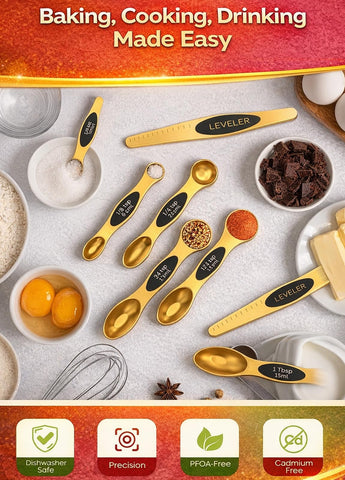 Howgoody heavy-duty stainless steel spoons highlight durability for years of cooking