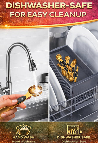 Howgoody magnetic storage keeps spoons together, preventing clutter in drawers