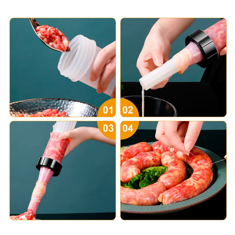 Hoypeyfiy stuffing tubes 15-19-23mm enable varying sausage sizes.