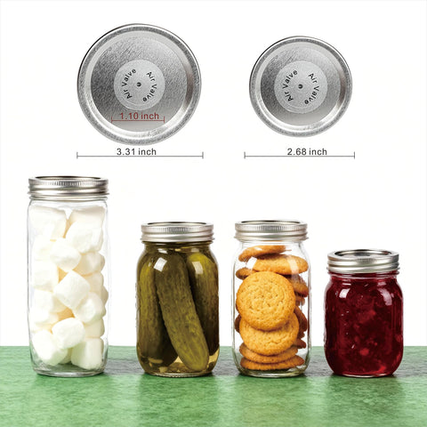 Hoyphvel vacuum-sealer ready lid aiding jar preservation