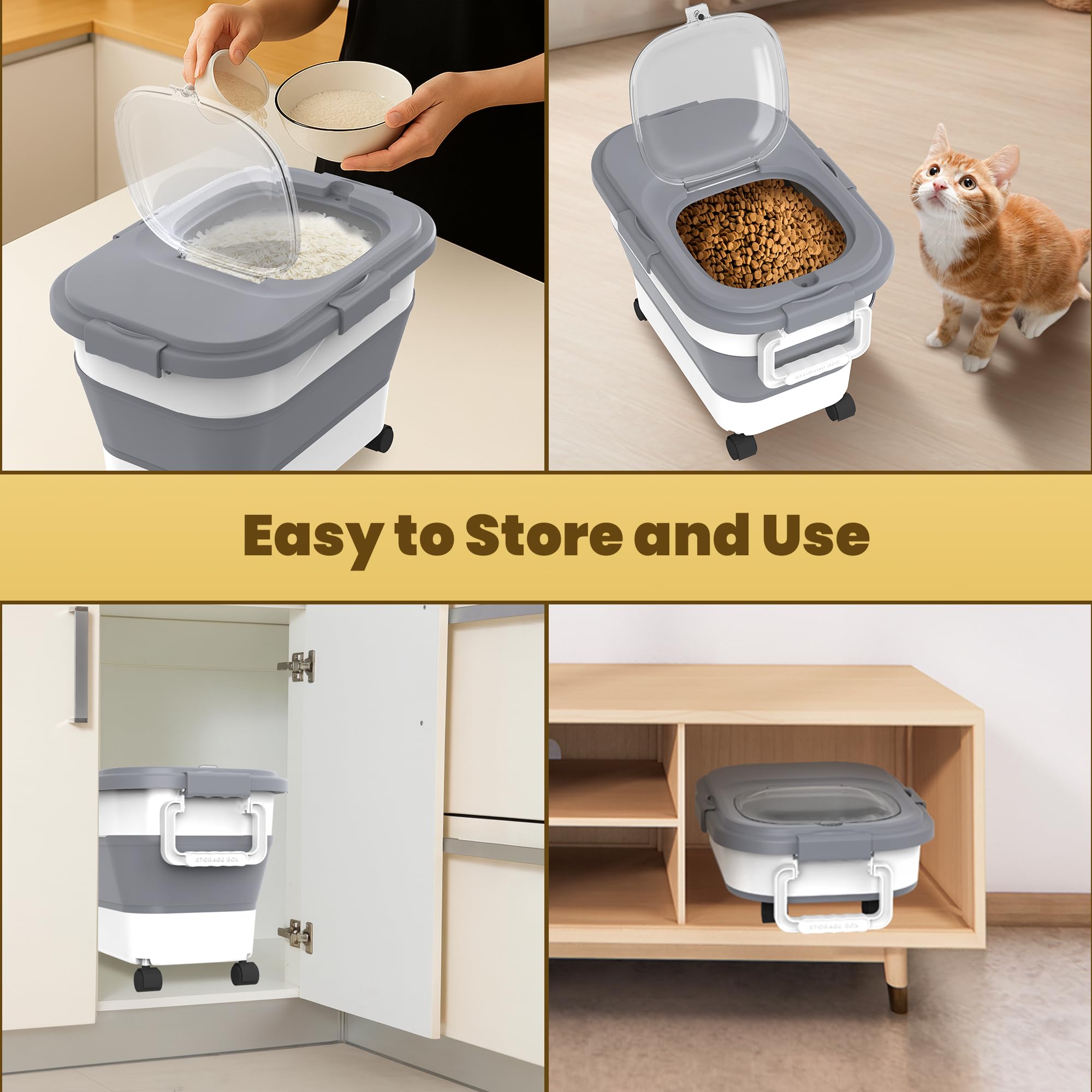 HOYTAMDAR BPA-free material ideal for storing dry foods.