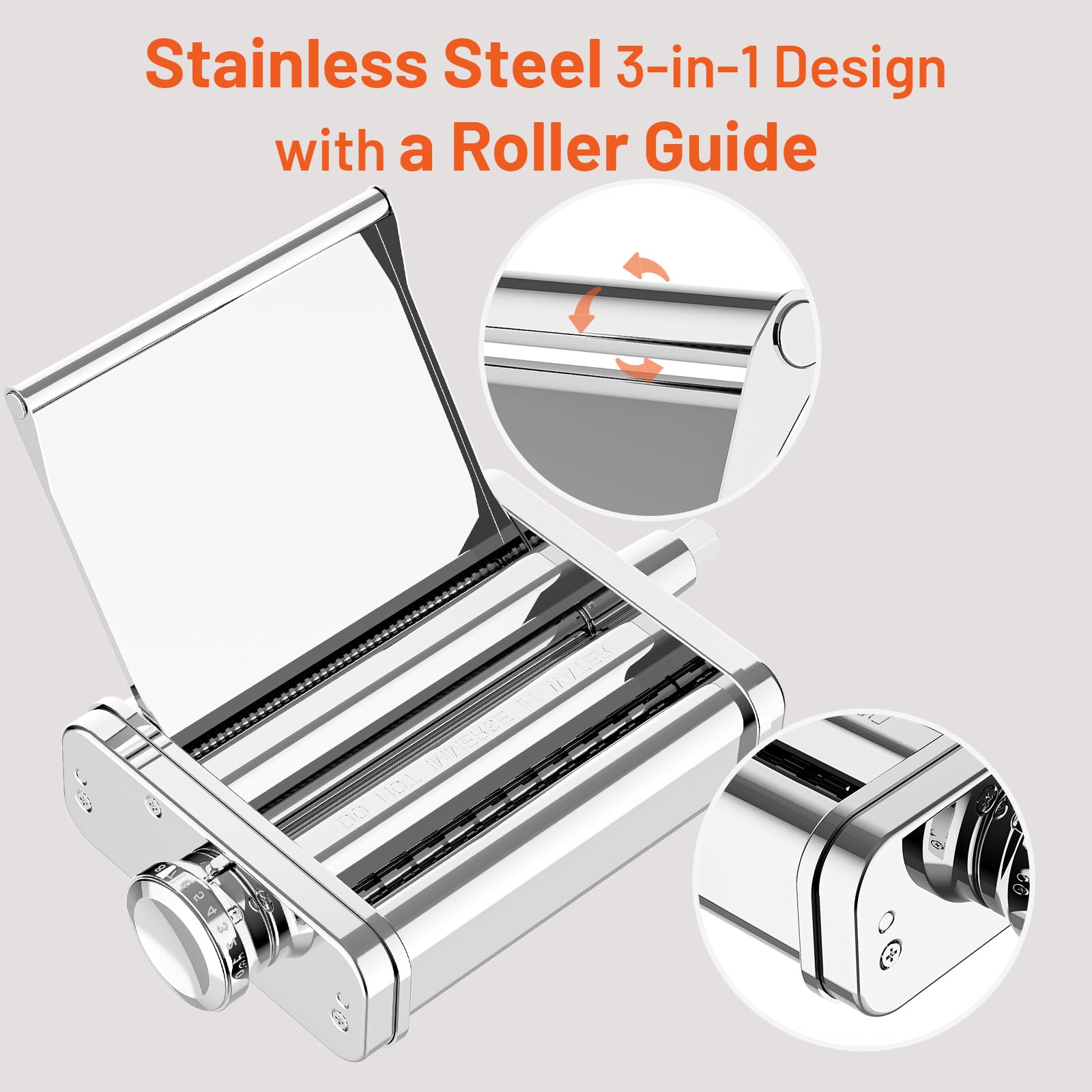 HOZODO spaghetti cutter creates consistent 1.5 mm strands