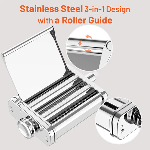 HOZODO spaghetti cutter creates consistent 1.5 mm strands