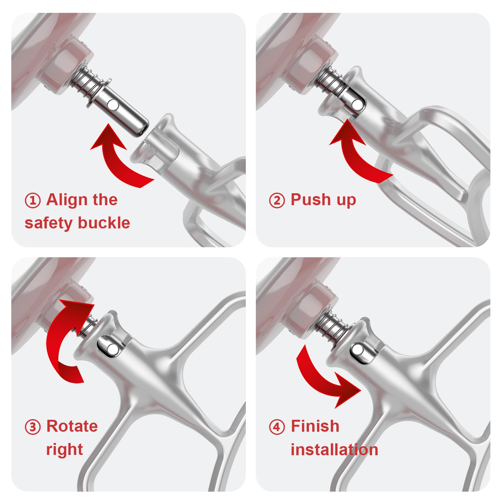 HOZODO compact shorter profile beater avoiding bowl contact