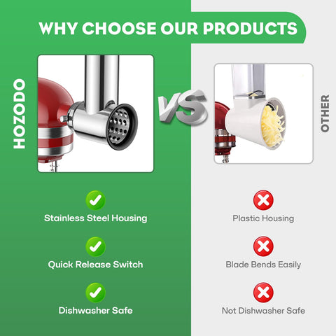 HOZODO grinding blade (3mm) quickly grinds spices and nuts for fresh powder.