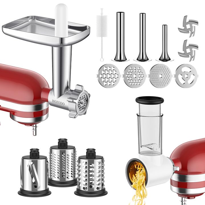 HOZODO meat grinder attachment for KitchenAid expands home grinding possibilities.