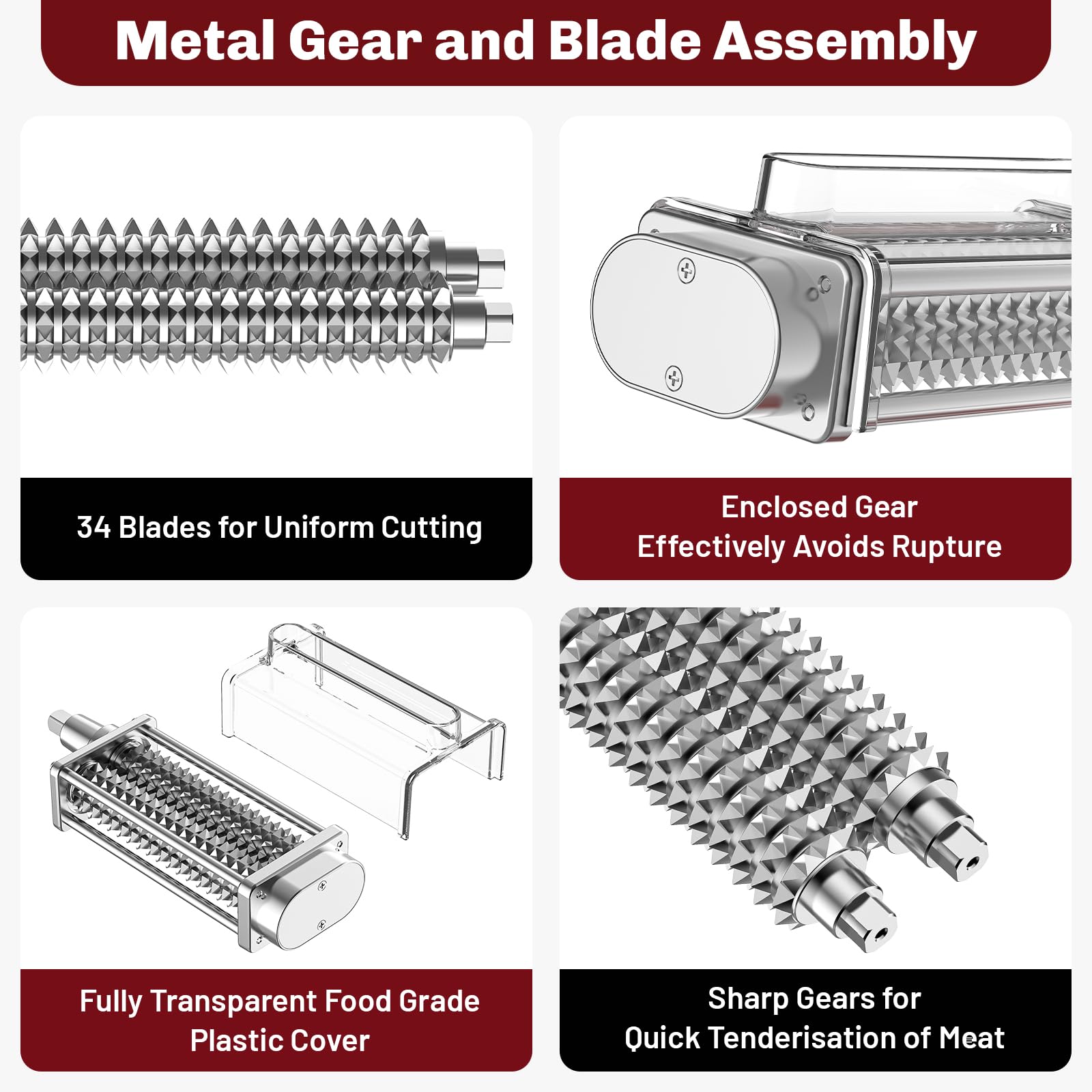 HOZODO gears provide durable performance on boneless cuts.