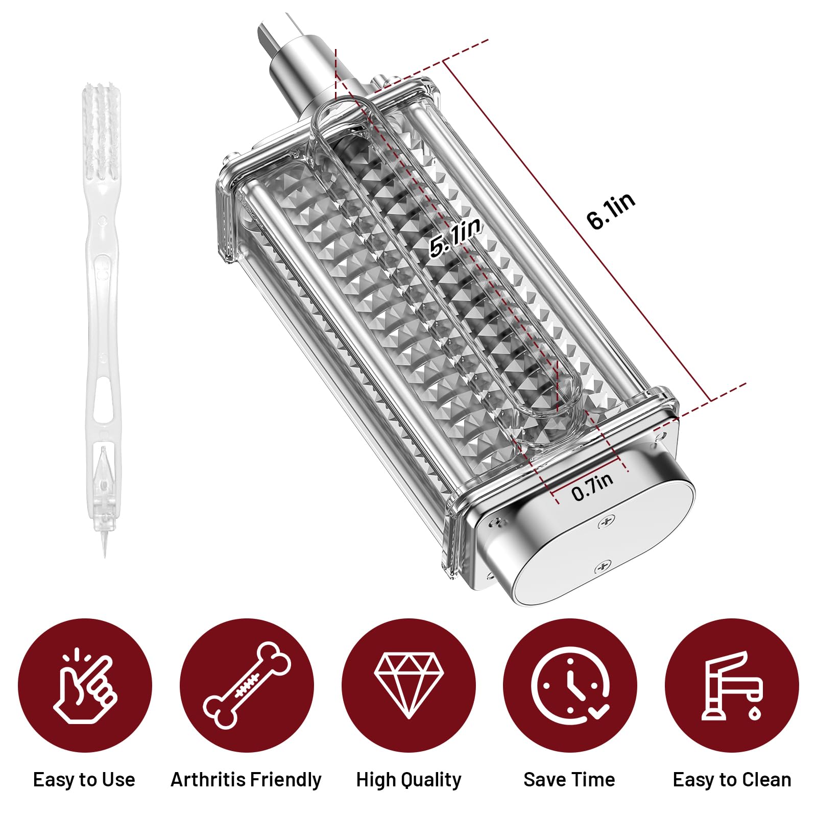 HOZODO tenderizing under ten seconds helps save time.