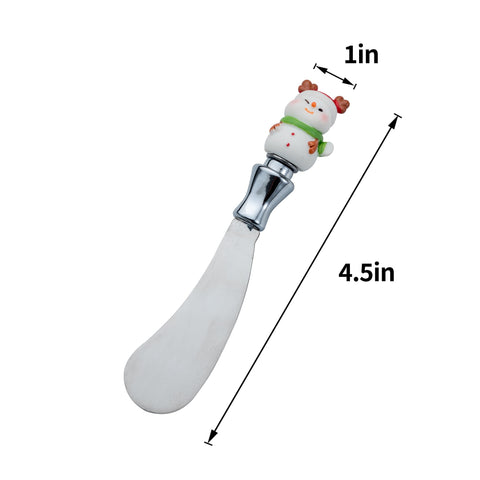 HPYNPES Snowman design spreader ideal for holiday dips and jams