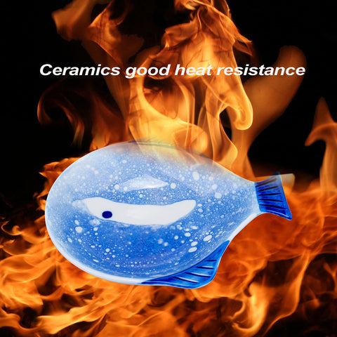 HPYNPES spoon rest features smooth glaze for effortless washing.