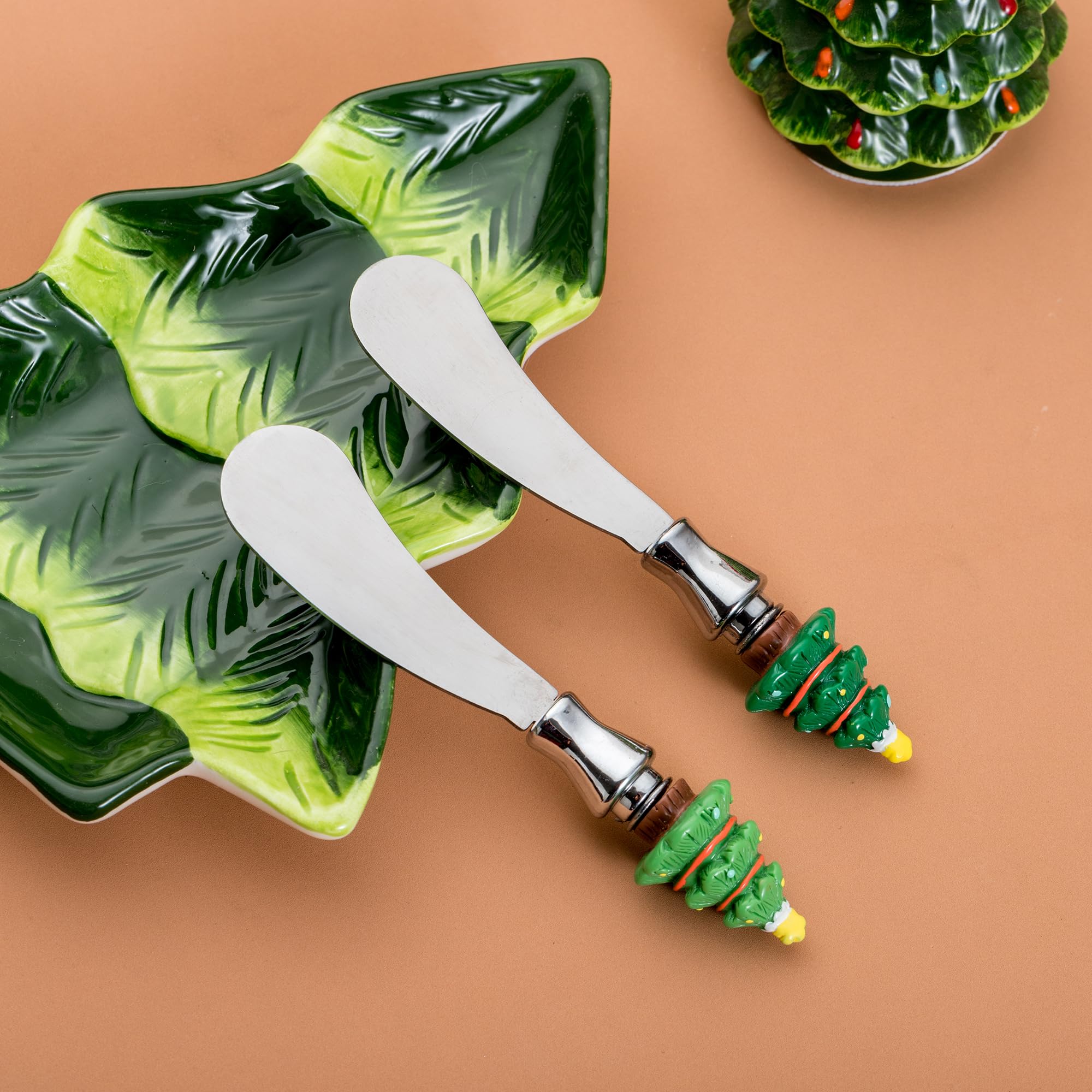 HPYNPES Stainless steel blade spreader for smooth butter and cream cheese