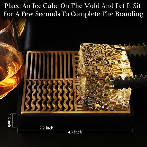 HRCOYES quick and easy press makes ice decorating effortless during gatherings.