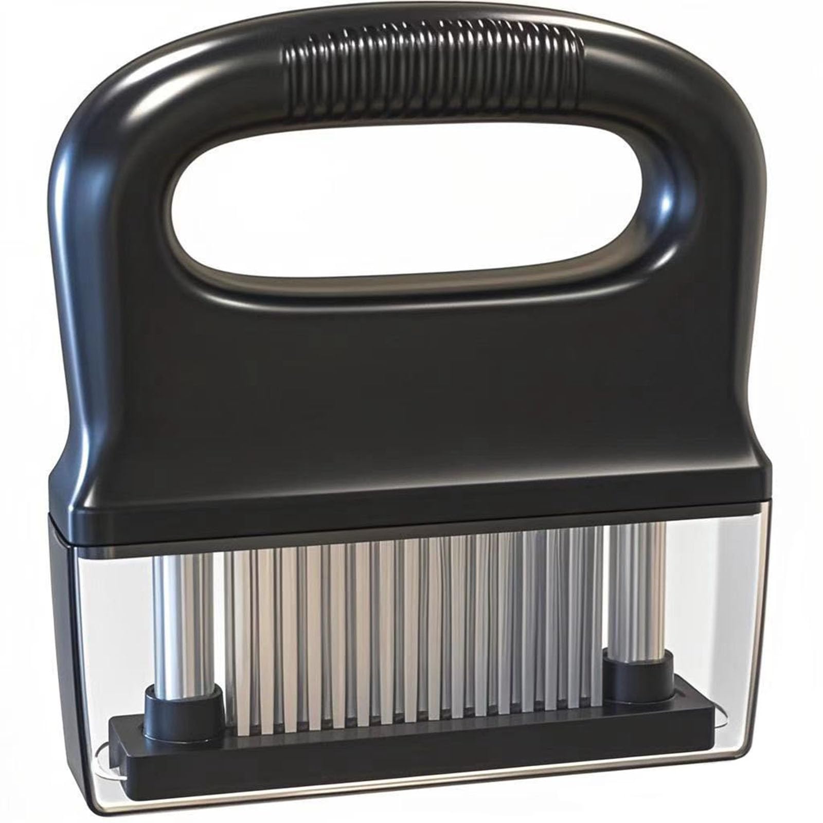 HRZLITAY meat tenderizer 48 needles for deeper marinade penetration.