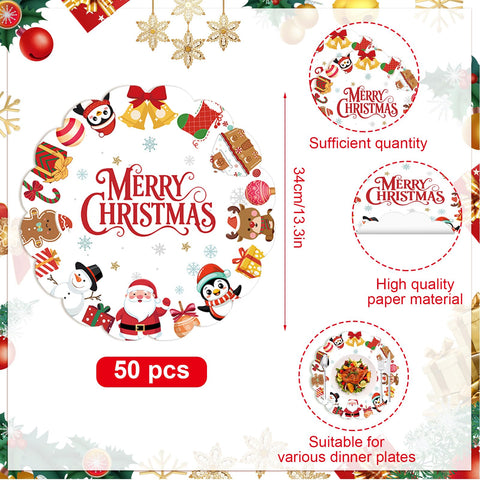 HSDSH 13.4 inch placemats provide ample space for dishes and spills