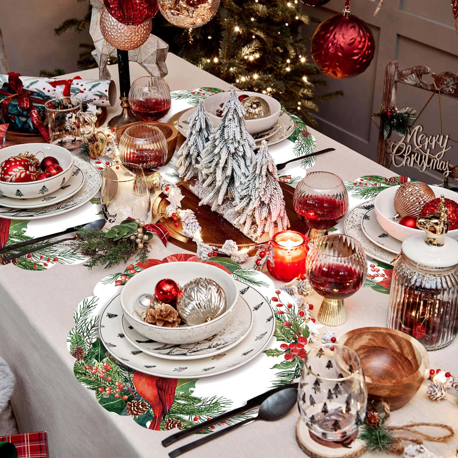 HSDSH premium paper placemats offer sturdy single-use convenience