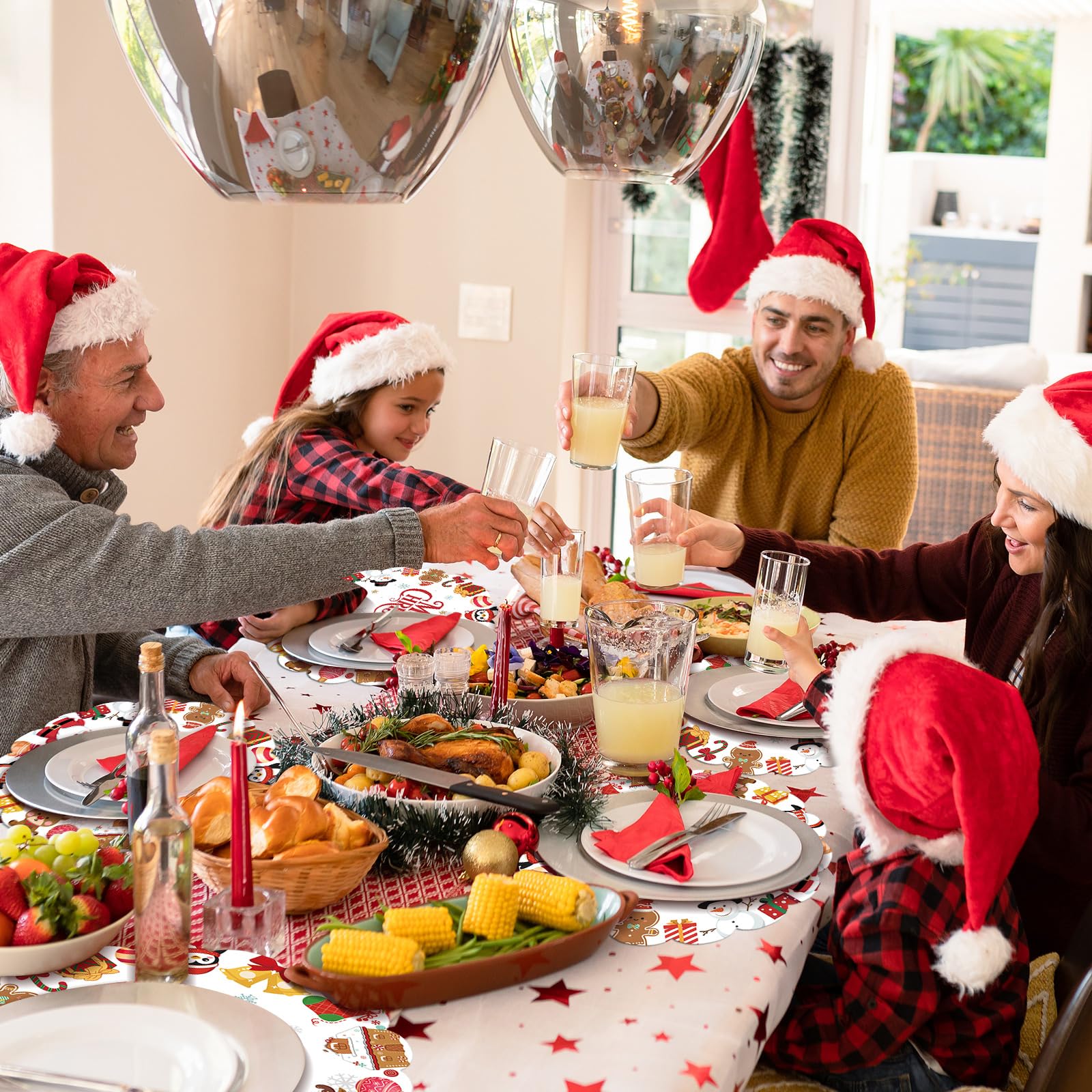 HSDSH winter party table mats for indoor or outdoor celebrations