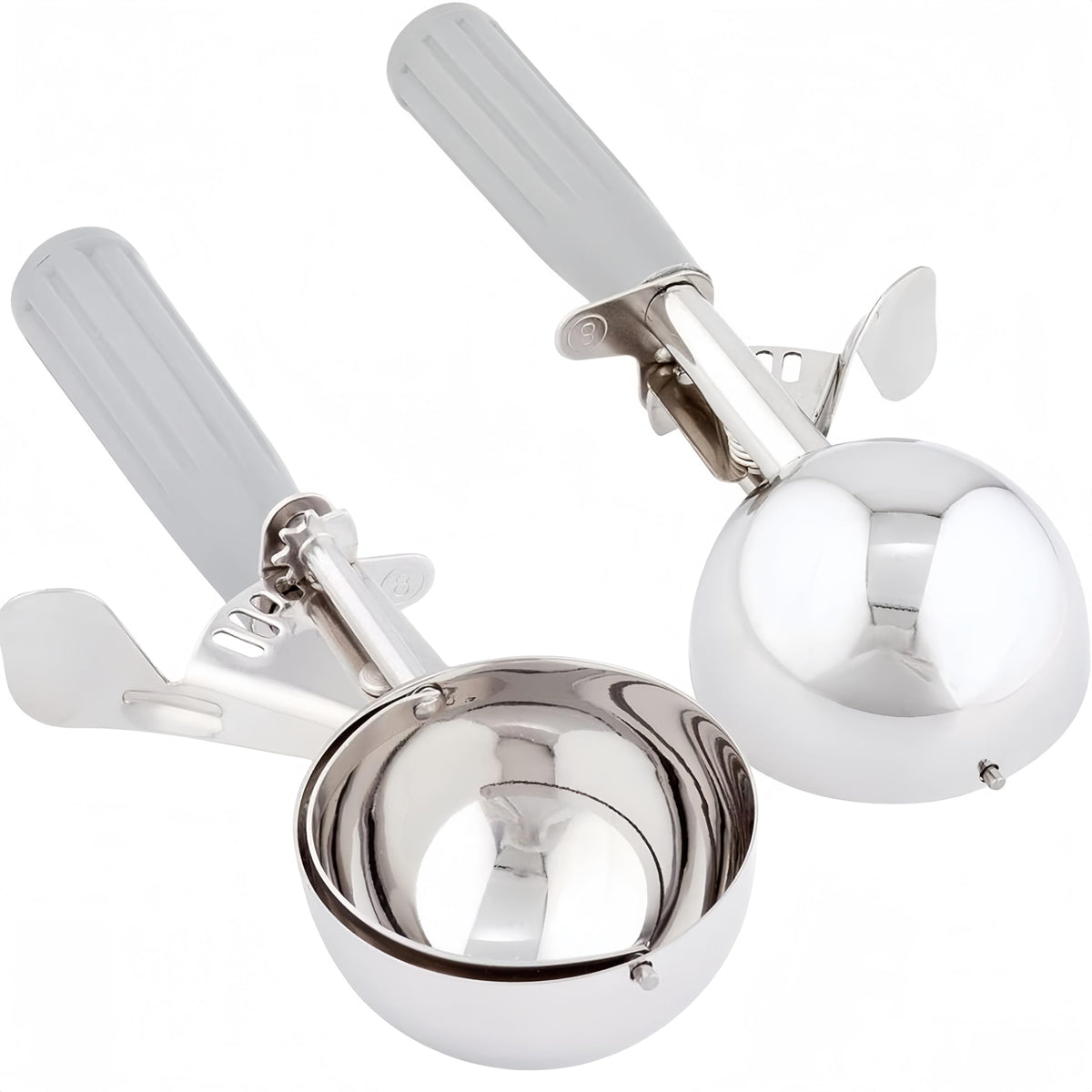 HSHQING 2Pack 4oz portion scoop with trigger release for precise servings