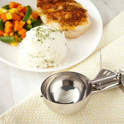 HSHQING cookie dough scoop helps consistent cookie portions