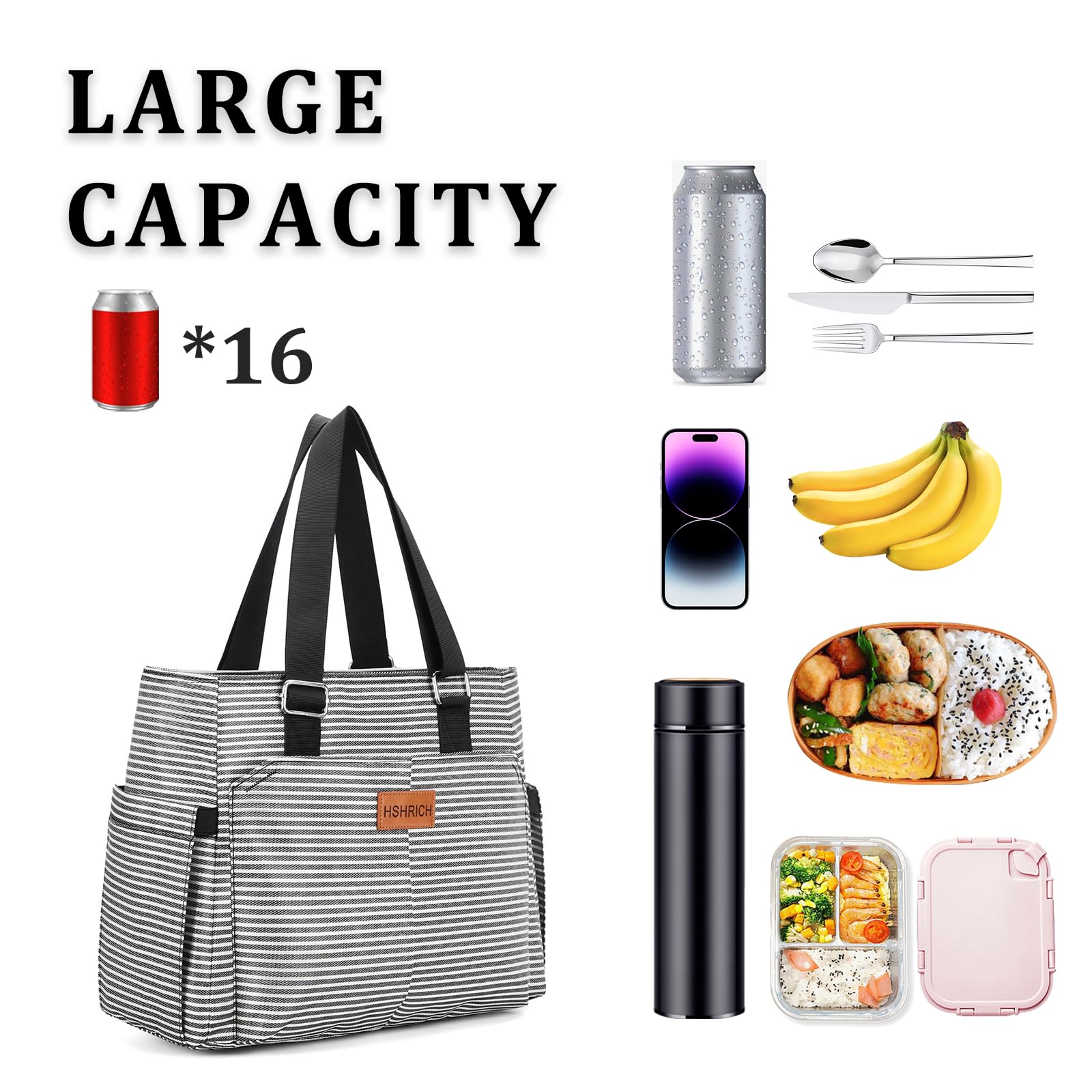 HSHRICH interior shot highlighting aluminum liner and 12L capacity for supplies