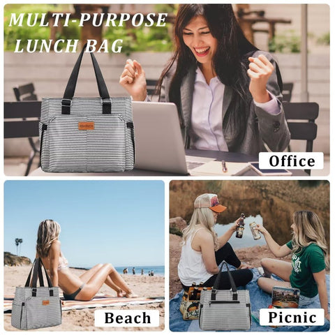 HSHRICH lunch bag in use-case scenario for work or picnics