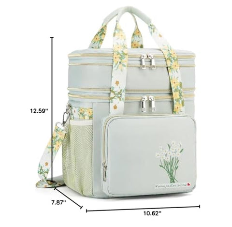 HSHRICH bag holds a full day's lunch and essentials.