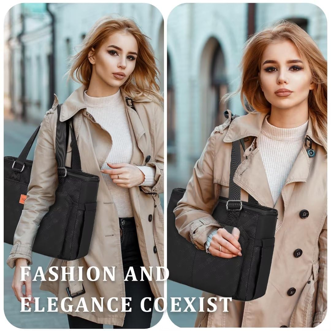 Removable shoulder strap offers hands-free carrying options.