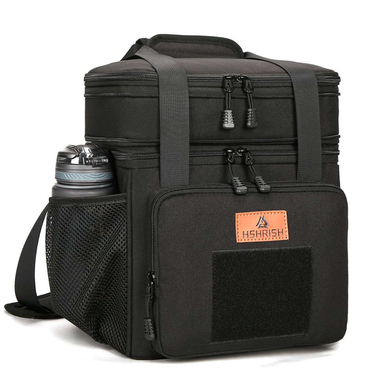 HSHRISH expandable lunch bag capacity—versatile space for meals on the go.