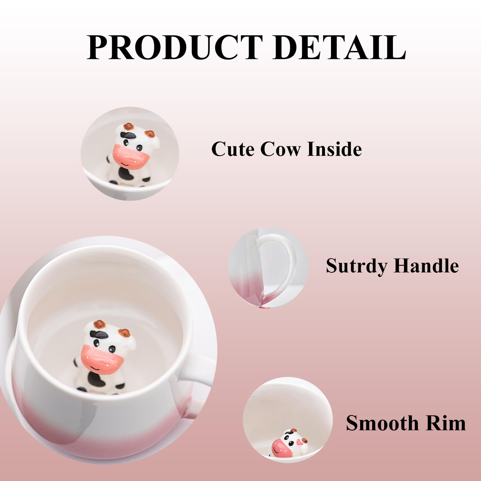 Microwave and dishwasher safe HS&ROXIN mug for quick cleanup
