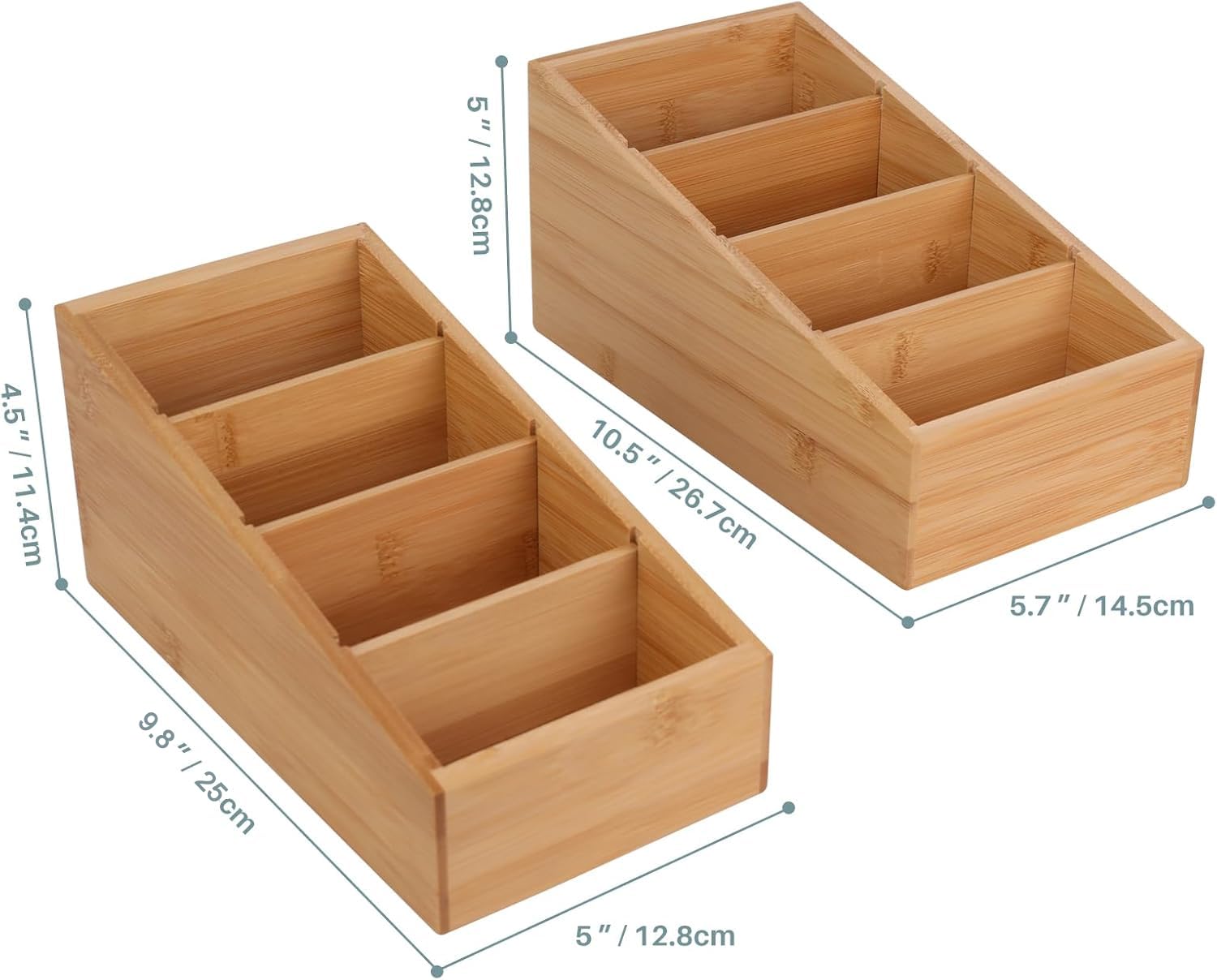 HTB bamboo construction highlights natural, durable material for pantry use