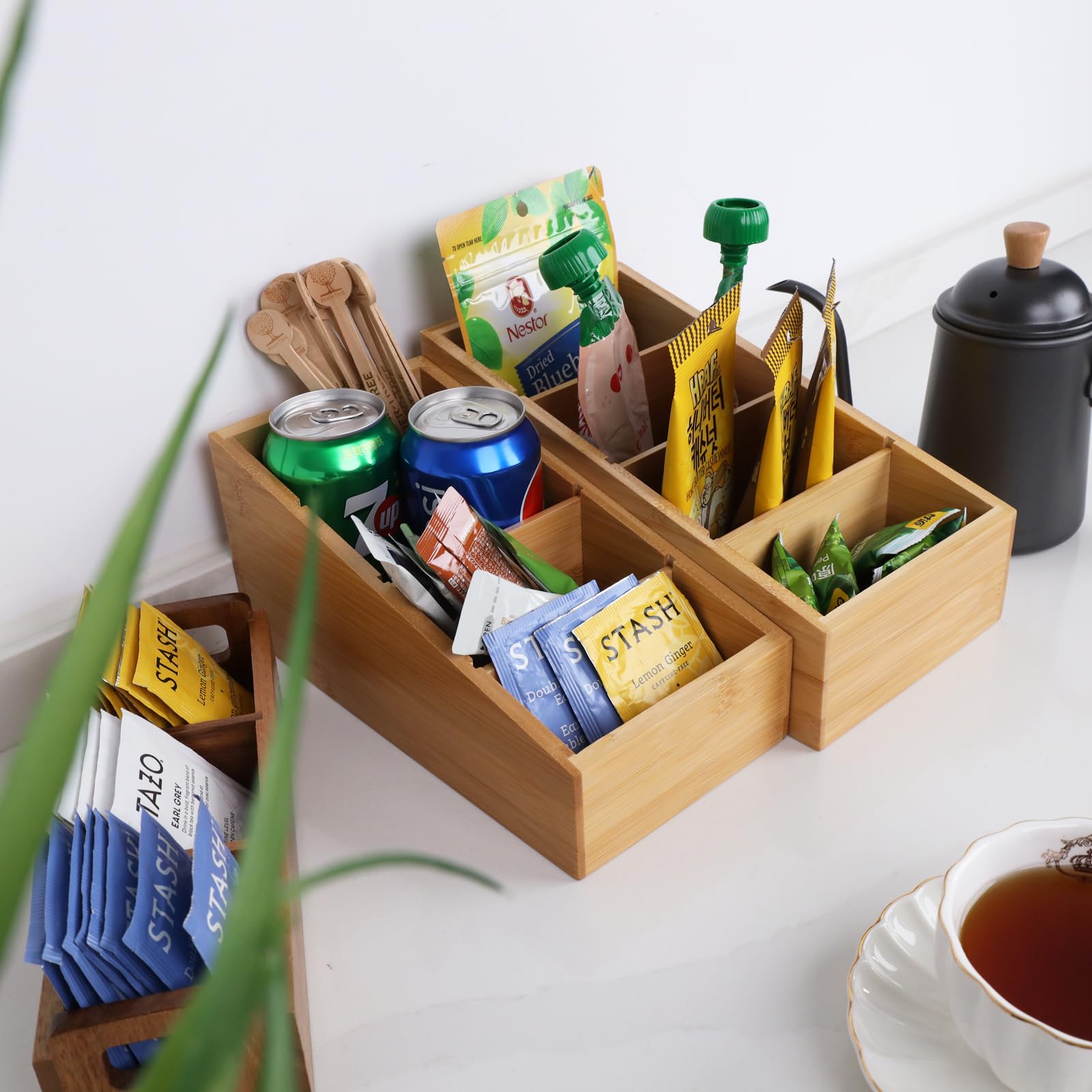 HTB open-top organizer emphasizes easy viewing of contents