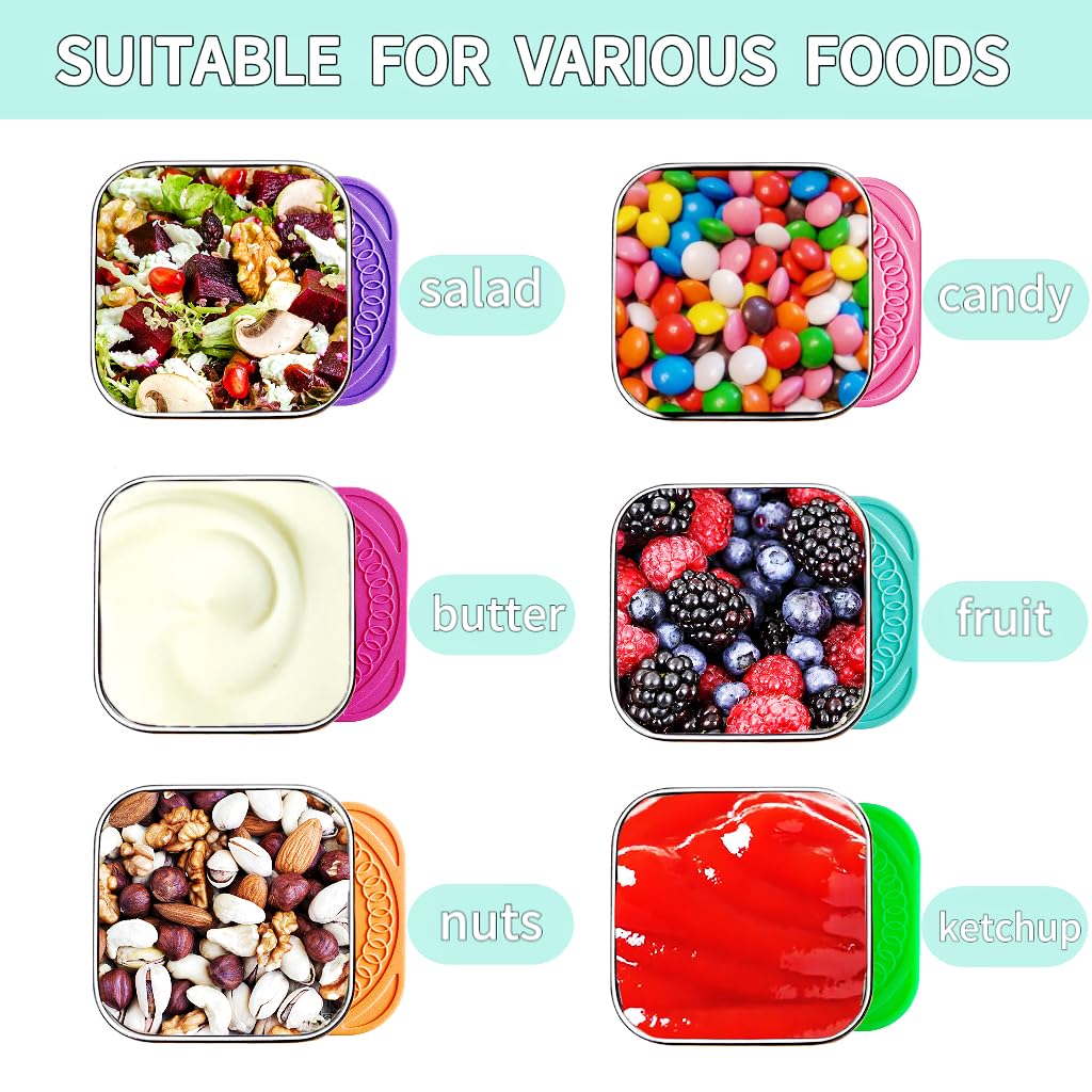 HTEVW BPA-free silicone lids offer safe, reusable food storage.
