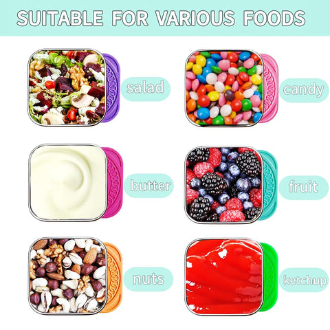 HTEVW BPA-free silicone lids offer safe, reusable food storage.