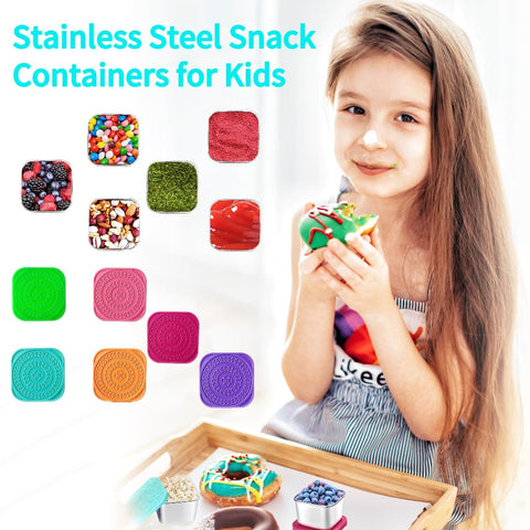 HTEVW dishwasher-safe containers simplify cleanup after school or travel.