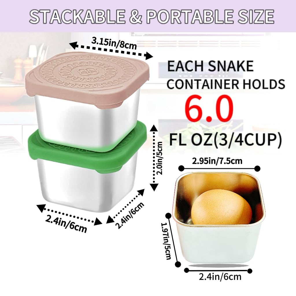 HTEVW kids lunch box stainless steel for durable, portable school meals