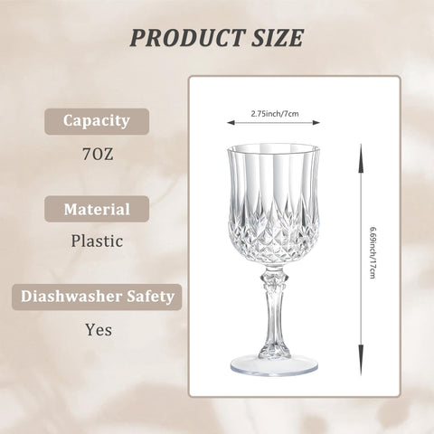 HTTBEIZI crystal texture transparent glasses add refined sparkle to weddings.
