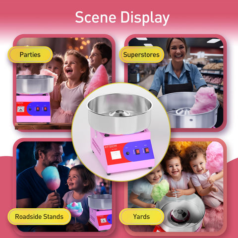 HTTSICHI easy-clean design helps wipe away sugar residue