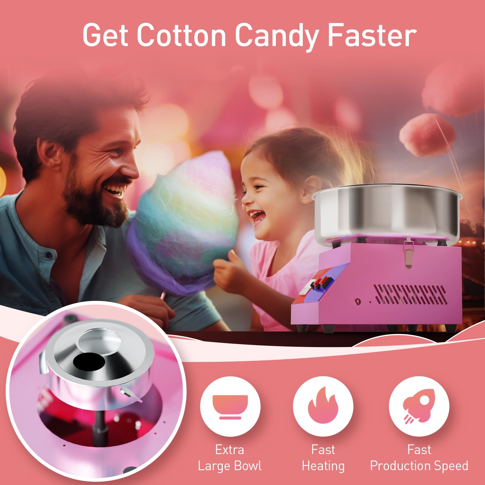 HTTSICHI stainless steel body ensures durability for frequent use