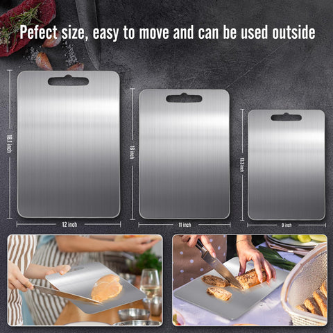 Huachancn titanium cutting board ideal for fruits, vegetables, and meats