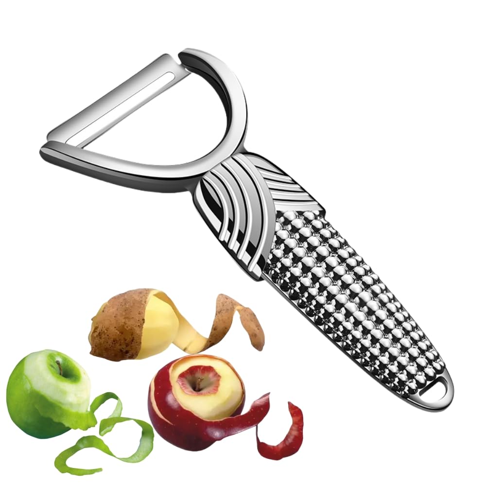 Huakai vegetable peeler with dual blades for smooth peeling