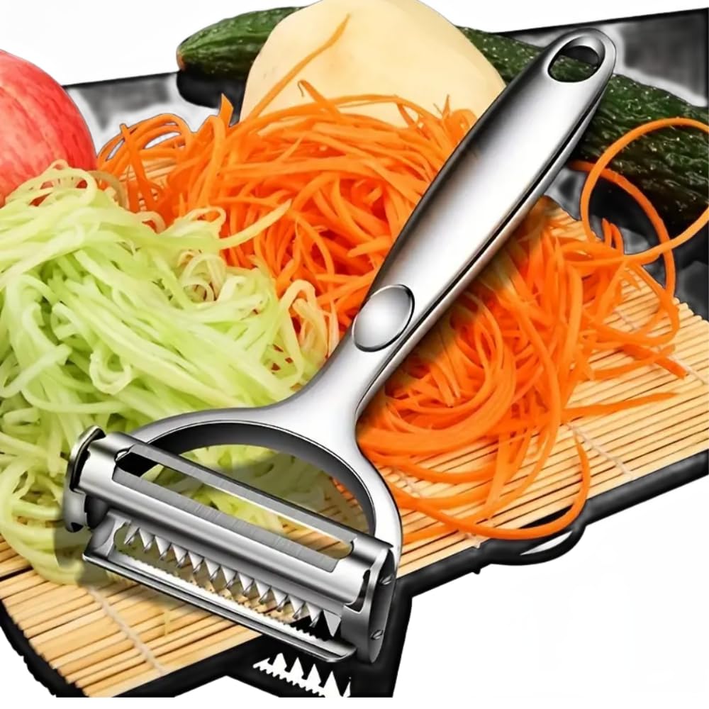 Huakai Y-shaped peeler design enables versatile peeling for fruits and vegetables.