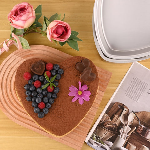 HUAKENER 60 pre-cut parchment sheets with handles for easy demolding