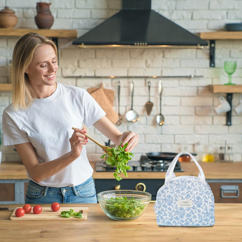 Hualinsyi durable lunch bag featuring reinforced metal zipper for easy access